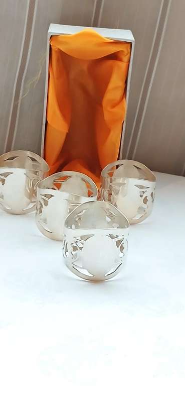 Vintage EPNS napkin holders