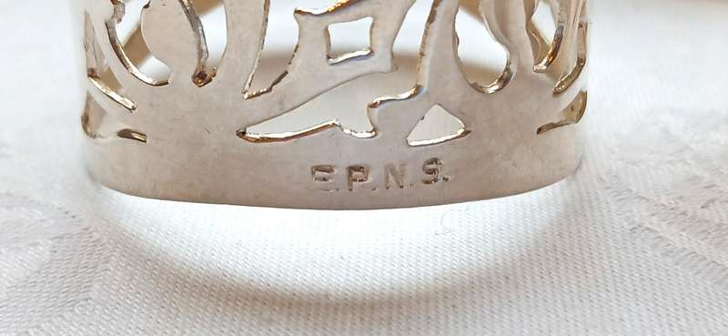 Vintage EPNS napkin holders