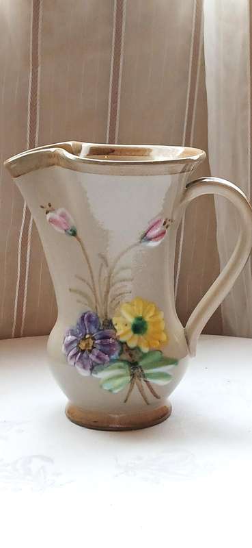 Vintage Bourne Denby ceramic pitcher or vase