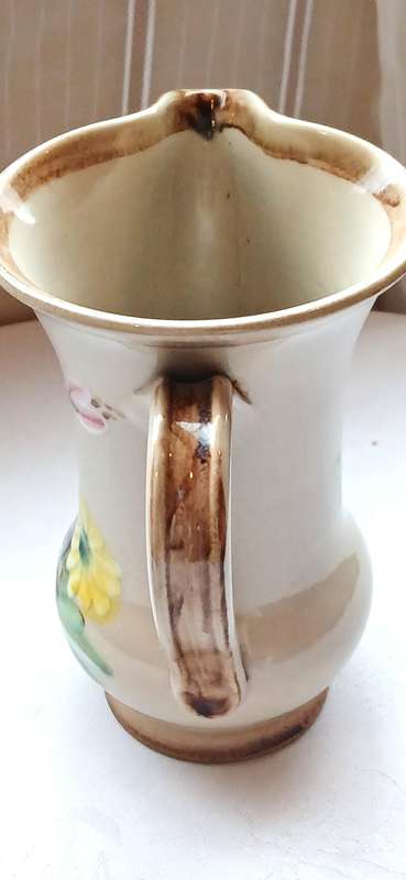 Vintage Bourne Denby ceramic pitcher or vase