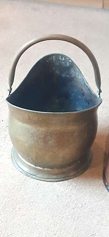 Antique/Vintage copper and brass coal scuttles