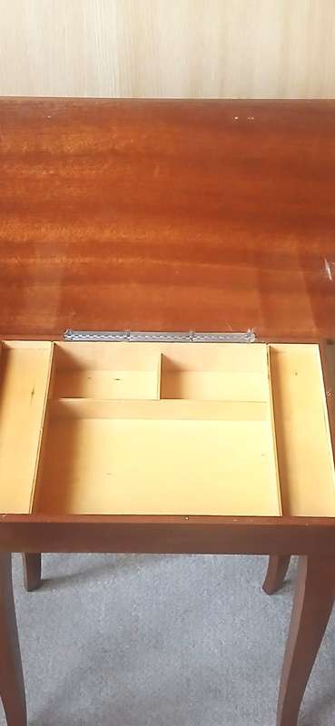 Vintage Italian musical table for storage