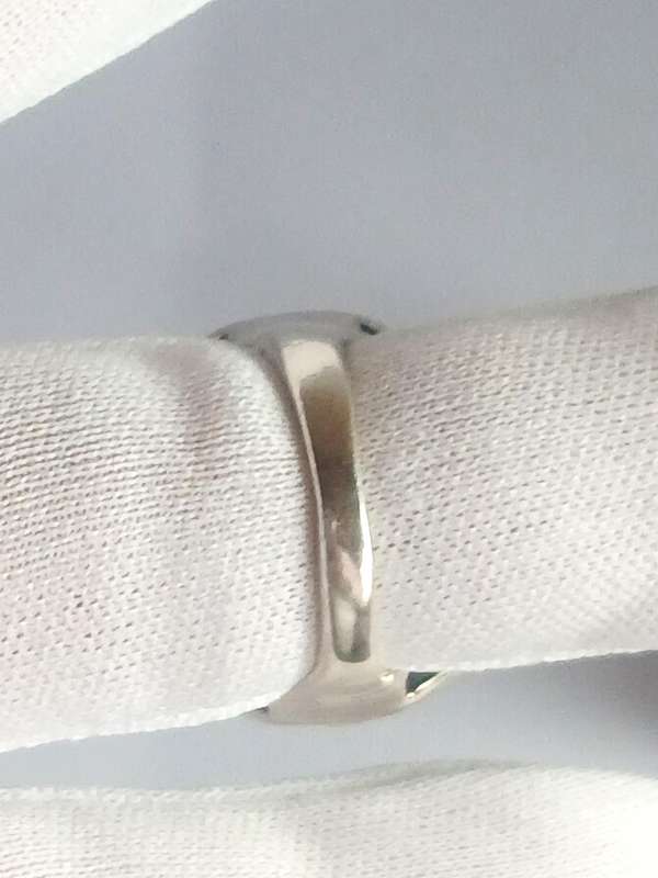 Sterling silver large domed ring