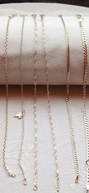 Variety of sterling silver bracelets