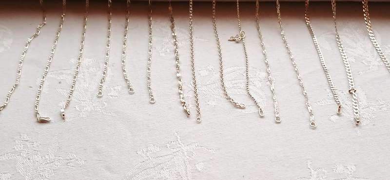 Variety of sterling silver bracelets
