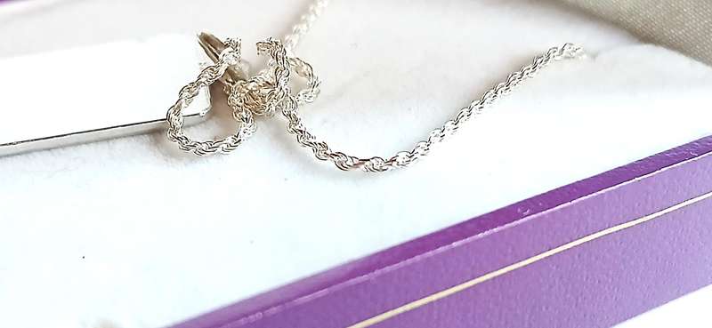 Sterling silver 'Gemini' pendant on chain