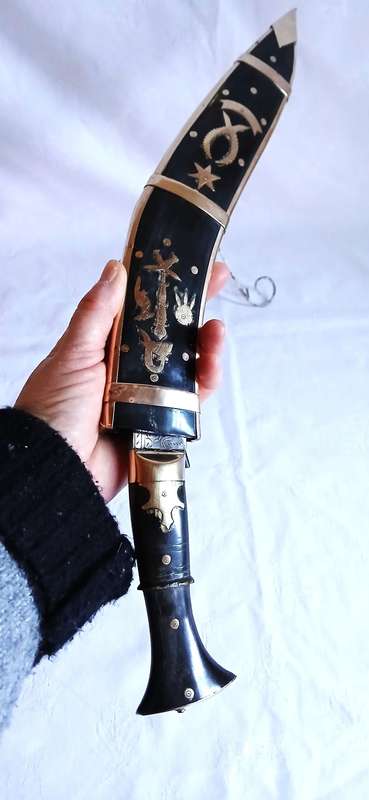 Antique/vintage Gurkha Kukri knife with sheath