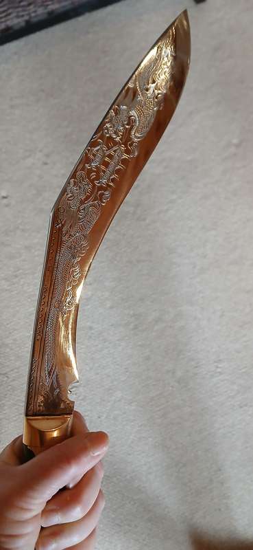 Antique/vintage Gurkha Kukri knife with sheath