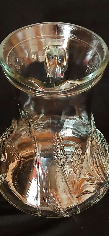Vintage Italian embossed water pitcher