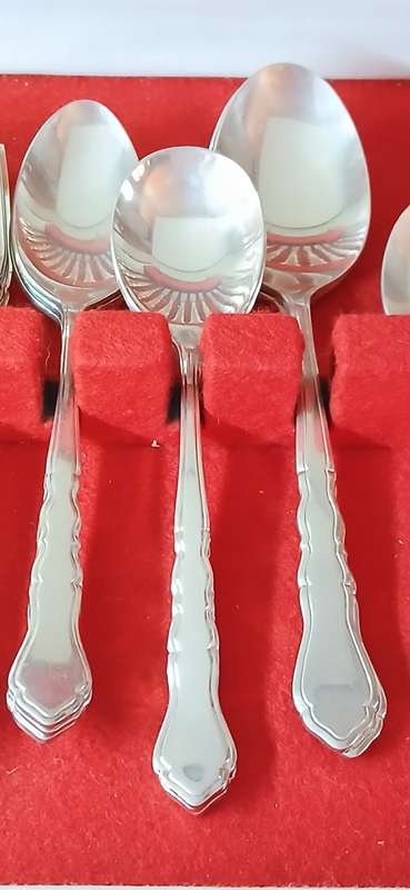 1960s Viners cutlery set in canteen