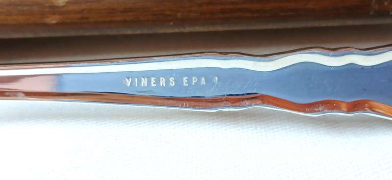 1960s Viners cutlery set in canteen
