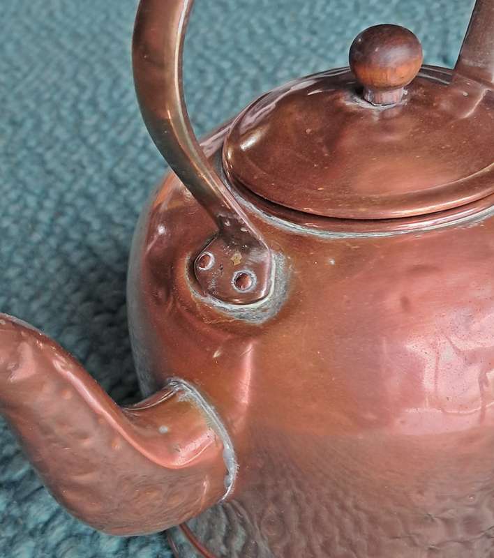 Vintage electric copper kettle