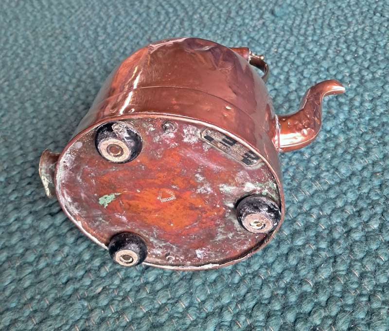 Vintage electric copper kettle