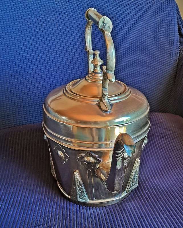 Beautiful Moroccan brass kettle