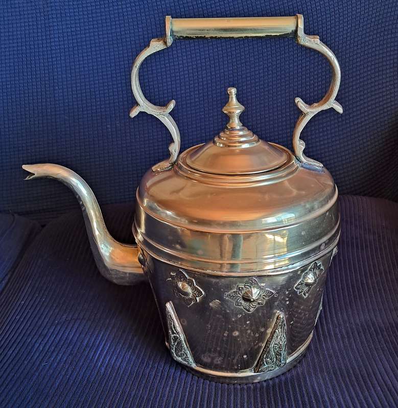 Beautiful Moroccan brass kettle
