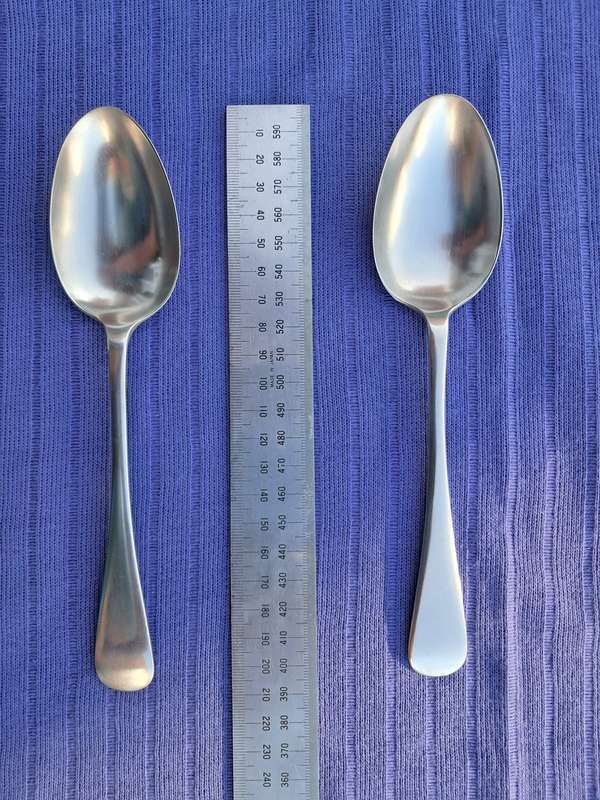 Two Oruba Silver spoons