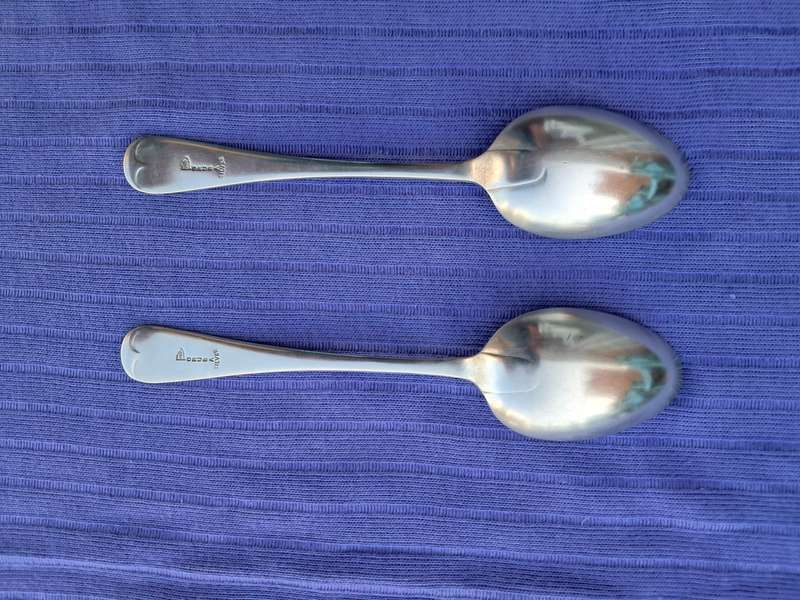 Two Oruba Silver spoons