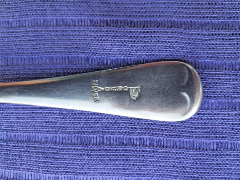 Two Oruba Silver spoons