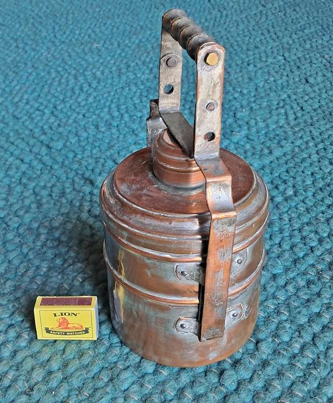 Antique Indian tiffin tin