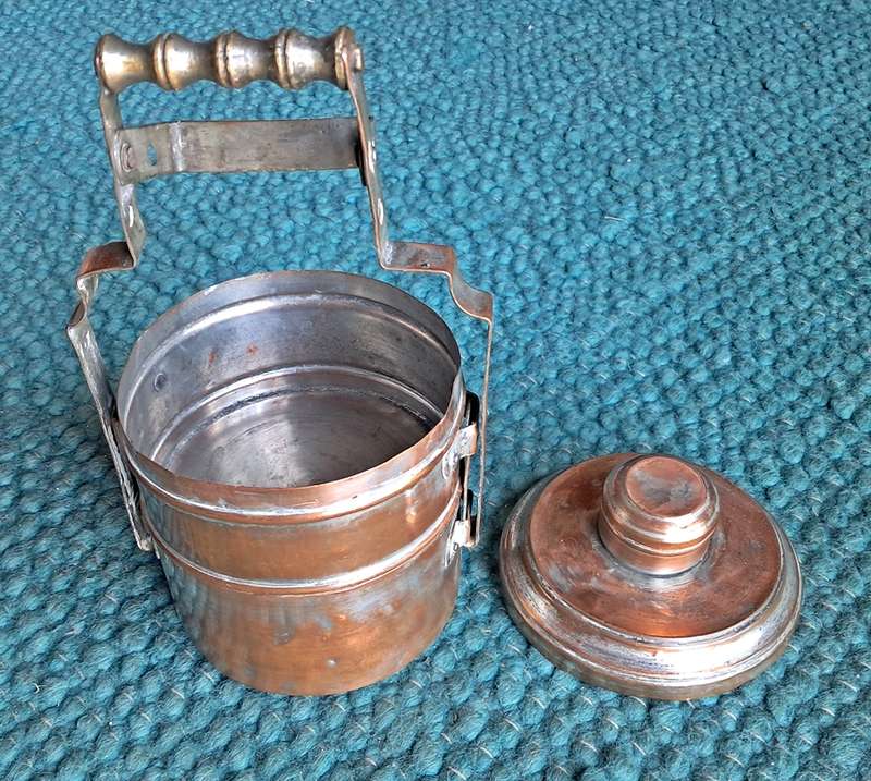 Antique Indian tiffin tin