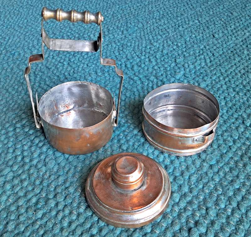 Antique Indian tiffin tin