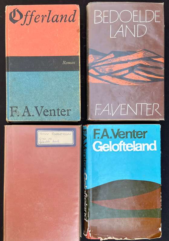 FA VENTER BOOKS. Set of 4