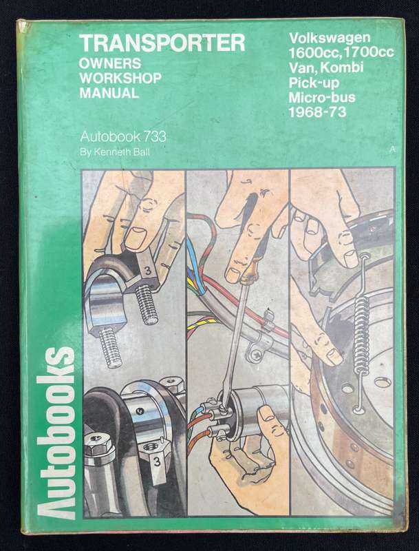 AUTOBOOKS 733. VW TRANSPORTER OWNERS WORKSHOP MANUAL,1968 - 73