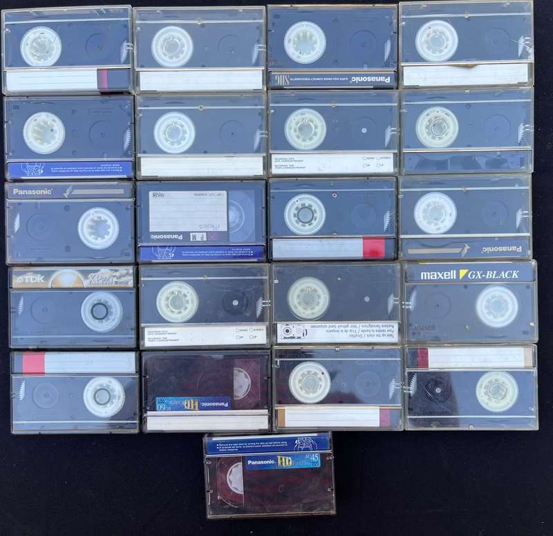 21 X VHS Tapes. used.