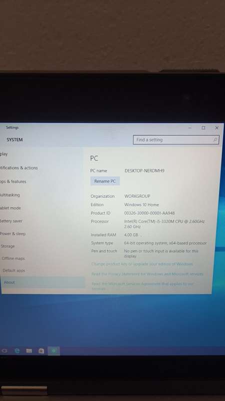 Dell Core i5 laptop