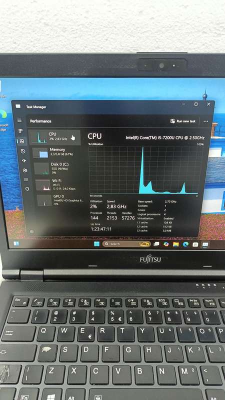 Fujitsu Core i5 7th gen Laptop