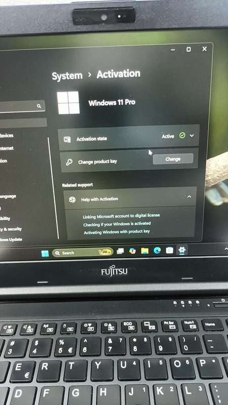 Fujitsu Core i5 7th gen Laptop