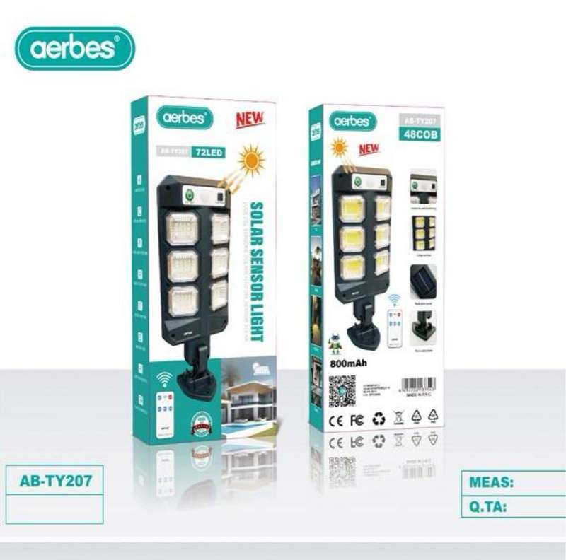 Aerbes AB-TY207 Solar Powerd LED Sensor Street Light With Remote Control