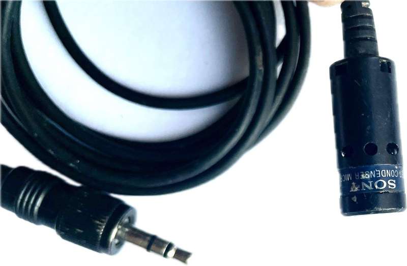 Sony ECM Lavalier Condenser Microphone - Pro Audio Quality