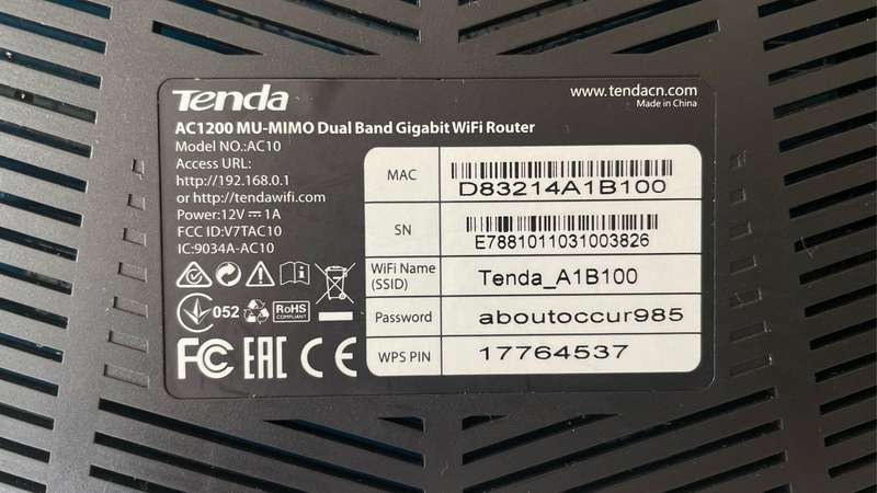 Tenda AC1200 Smart Gigabit Wi-Fi Router