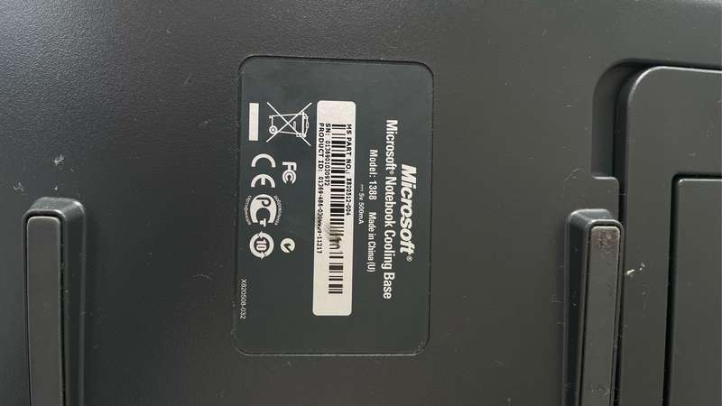 Microsoft Notebook Laptop Cooling Base