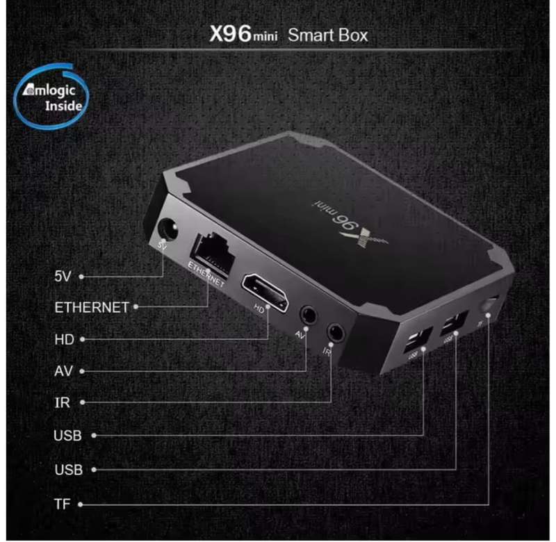 X96Mini W2 Android 11.0 TV Box S905W2 Dual WiFi 4K TV Box Android 2GB Ram 16GB