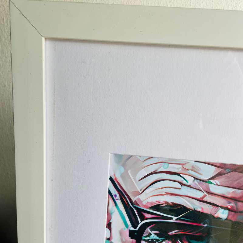 Braking Bad Print Mr A3 framed with a glass good quality frame.