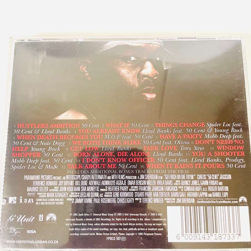 50 Cent - Get Rich or Die Trying - Motion Picture - CD