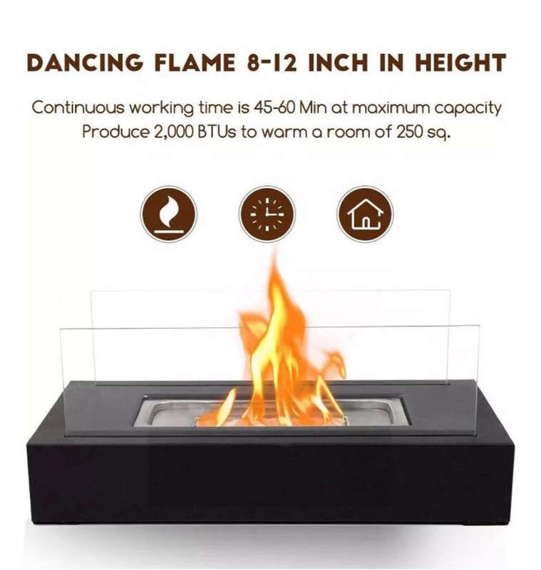 Tabletop Bioethanol Fireplace Ethanol Heater Winter Warmers Luxury Lamps