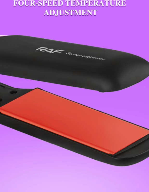 Electric Hair Straightener with LED Light