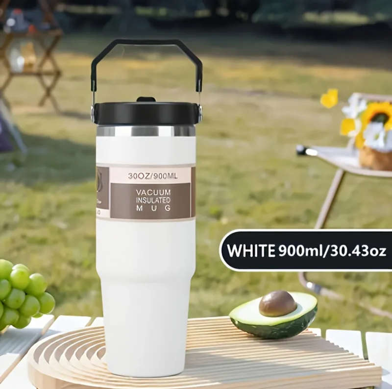 Portable Travel Mug for Hot & Cold Drinks.