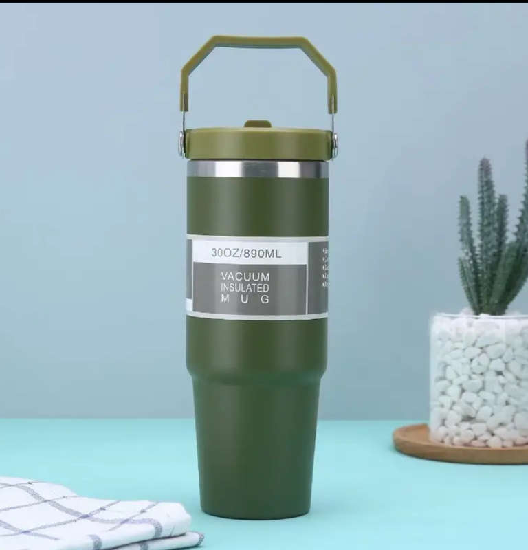 Portable Travel Mug for Hot & Cold Drinks.