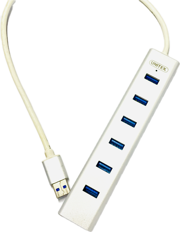 Unitek USB 3.0 Hub - 7 ports - Aluminum alloy