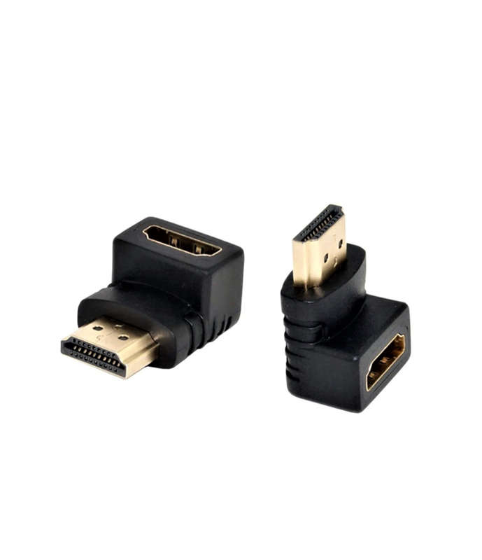 90-Degree / Right Angle HDMI Adapter M/F