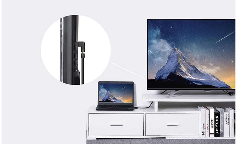 90-Degree / Right Angle HDMI Adapter M/F