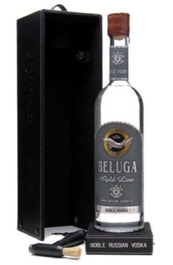 Beluga Gold Line Vodka In leather Box 40% 70cl