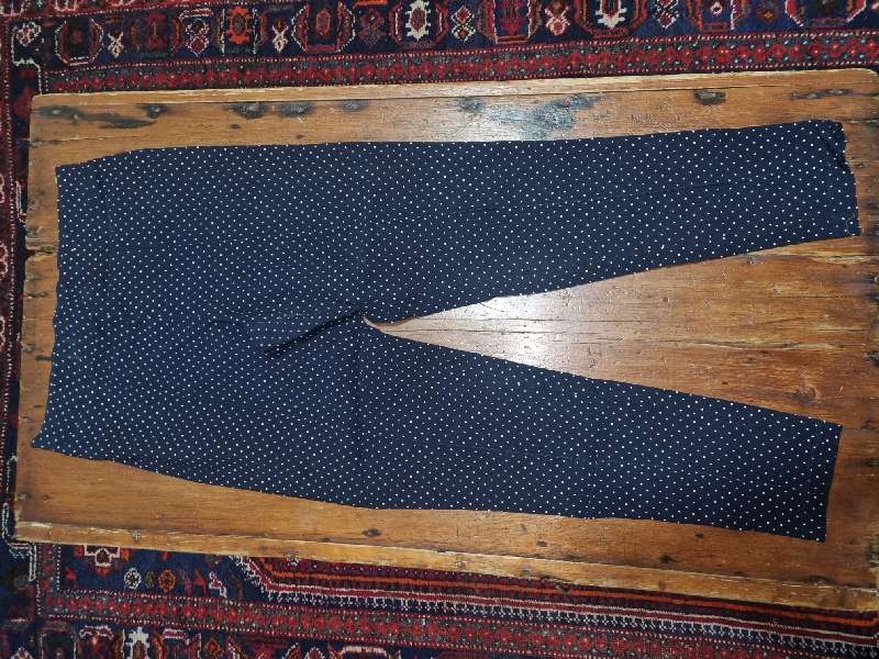 Navy and white dotted pants by Foschini - Size 12