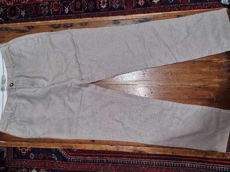FatFace Cotton/Linen Blend Pants - Size 10 - One missing back pocket button
