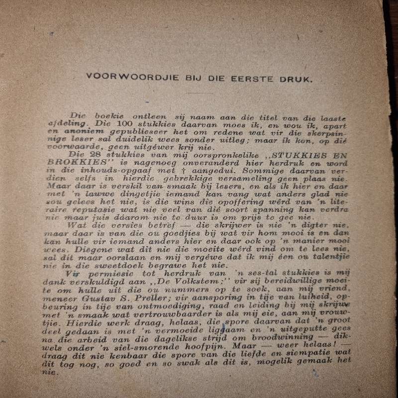 Ons Weg deur die Wereld en andere Stukkies en Brokkies - CJ Langenhoven - 1919