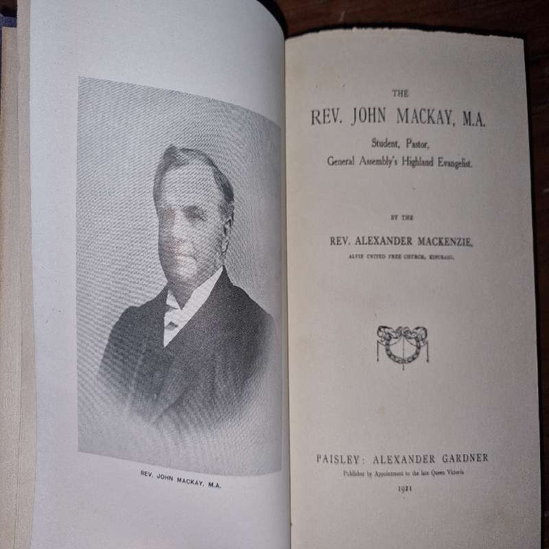 Rev. John Mackay - 1921